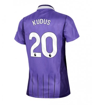 Tottenham Hotspur Mohammed Kudus #20 Tredjetrøje Dame 2026-27 Kortærmet Tottenham Hotspur Mohammed Kudus #20 Tredjetrøje Dame 2026-27 Kortærmet